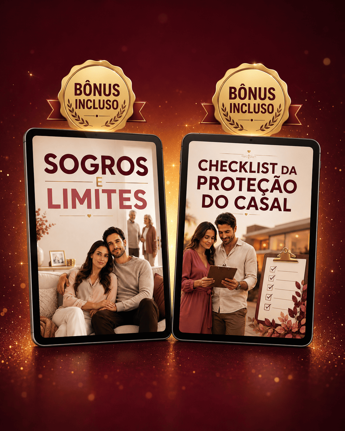 Bônus inclusos: Sogros e Limites e Checklist da Proteção do Casal